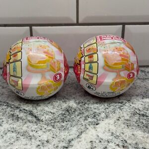 MGA's Miniverse Make It Mini Food Diner 3 Lot 2 Blind Mystery Balls NEW Sealed